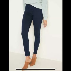 Old Navy Skinny Mid-Rise Dark Rinse Jeggings 14